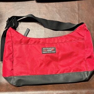 Red and Black Men's Bag